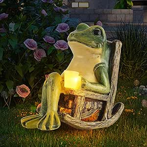 Glowing garden frog 