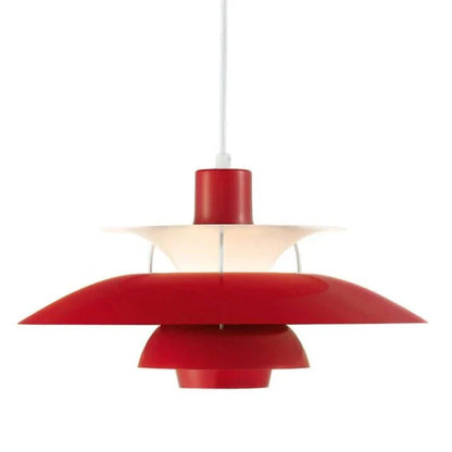 Morandi Modern LED pendant lamp with shade