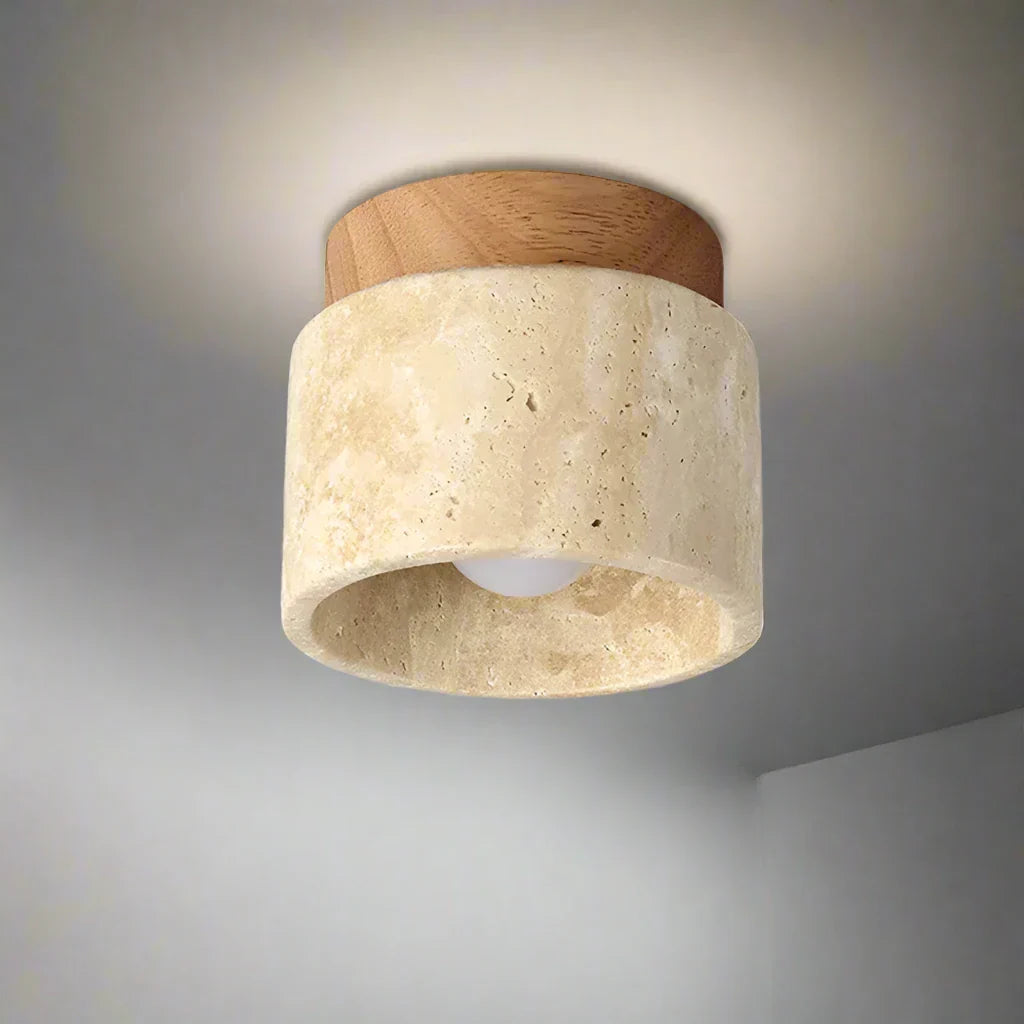 Japanse Creatieve Creme Stijl Plafondlamp