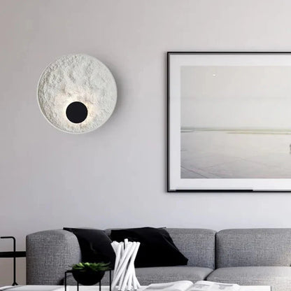 Round Moon Globe Wall Lamp