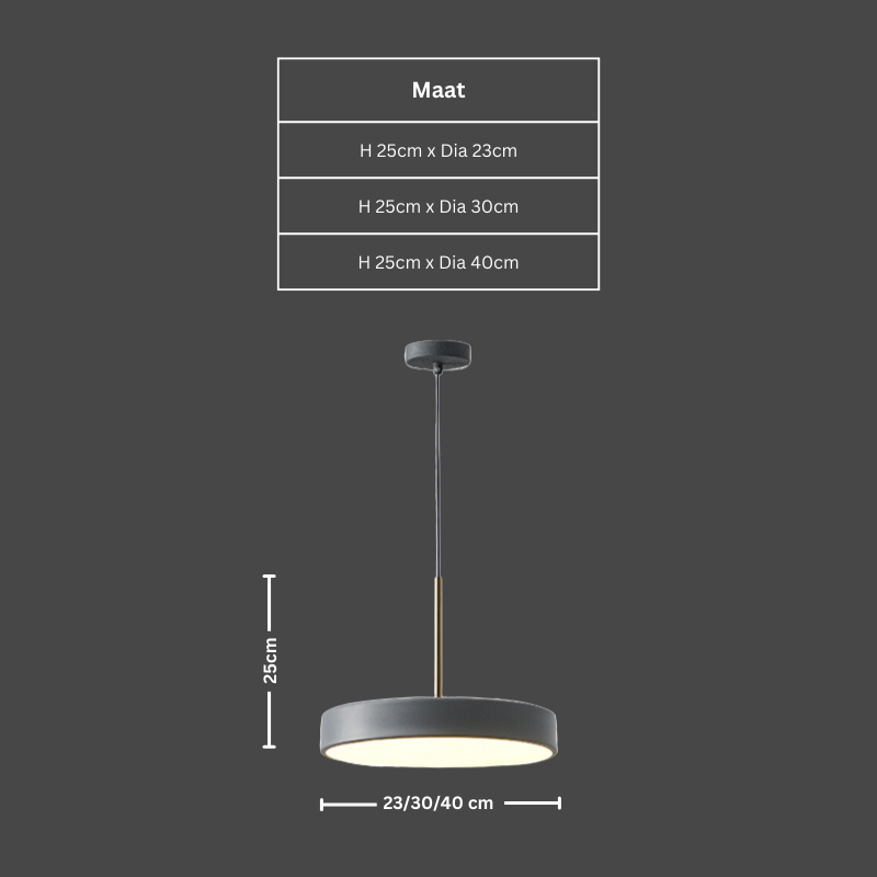 UFO saucer LED pendant lamp 