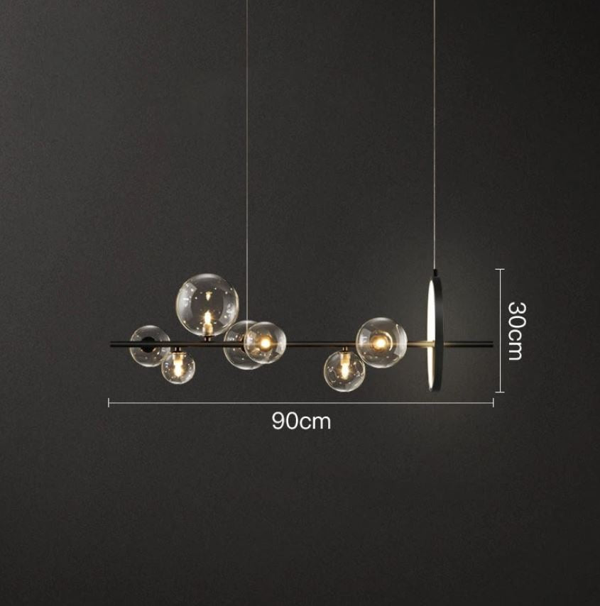 Macrocosm | Luxurious pendant lamp made of blown glass 