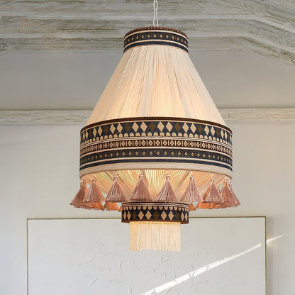 Bohemian Fringe pendant lamp