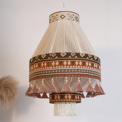 Bohemian Fringe pendant lamp