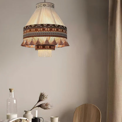 Bohemian Fringe pendant lamp