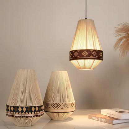 Bohemian Fringe pendant lamp