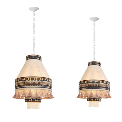 Bohemian Fringe pendant lamp