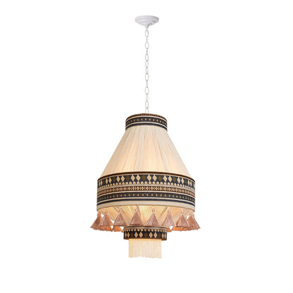 Bohemian Fringe pendant lamp