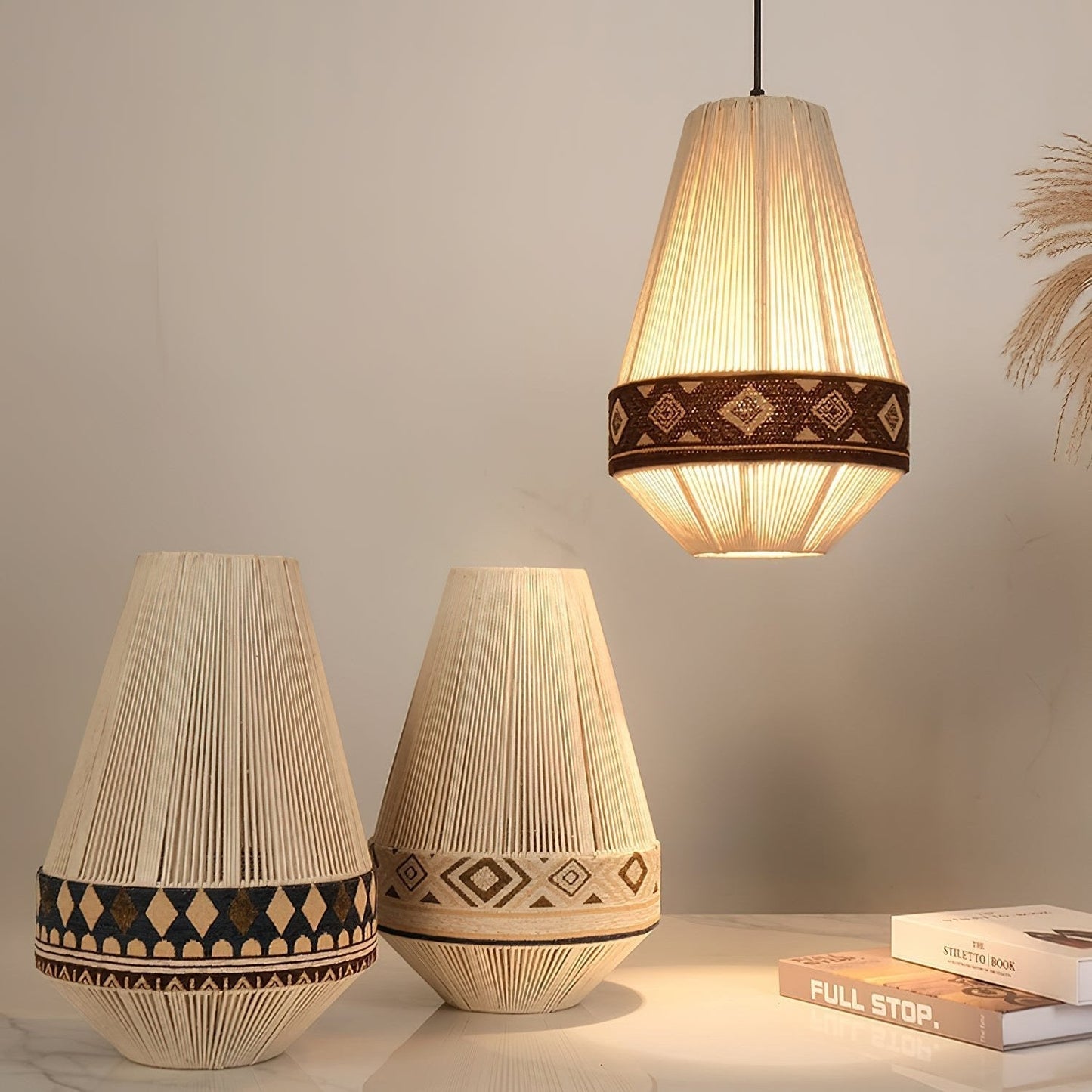 Bohemian Fringe pendant lamp