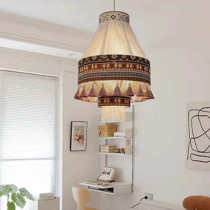 Bohemian Fringe pendant lamp