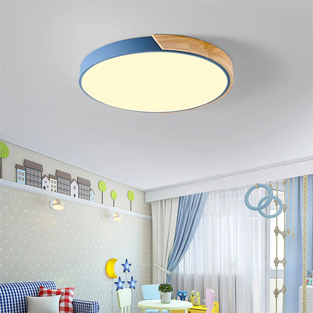 Colorful Simple LED Round Ceiling Lights 