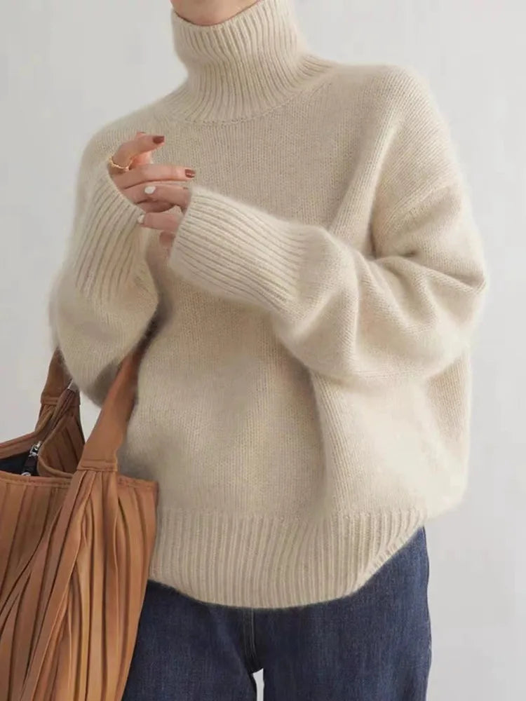 LENA™ | COMFORTABLE, KNITTED, SOFT TURTLE SWEATER