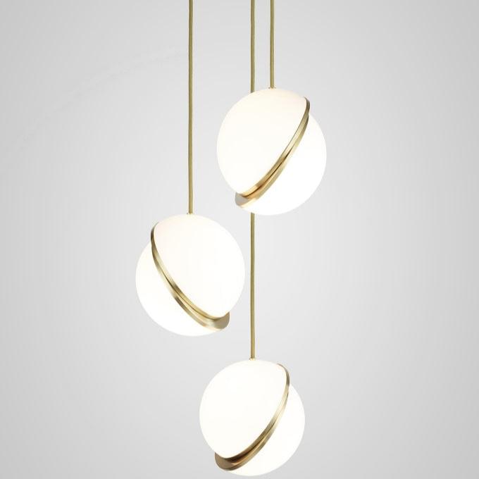 Half moon pendant lamp 