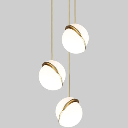 Half moon pendant lamp 