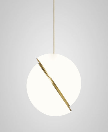 Half moon pendant lamp 