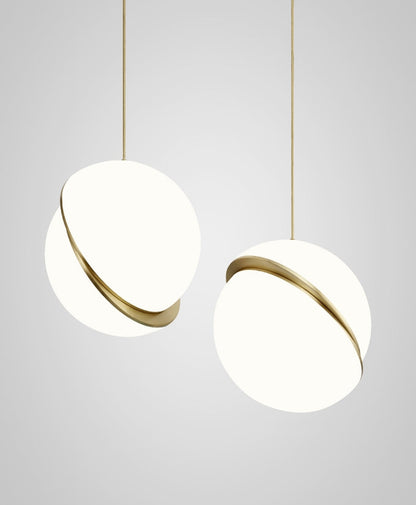 Half moon pendant lamp 