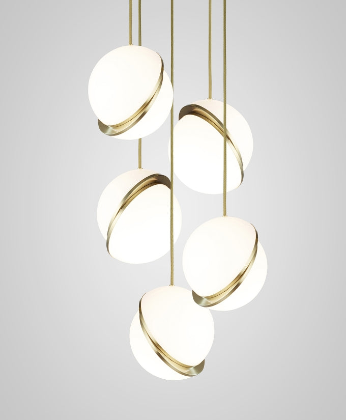 Half moon pendant lamp 