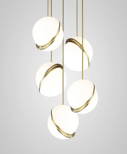 Half moon pendant lamp 