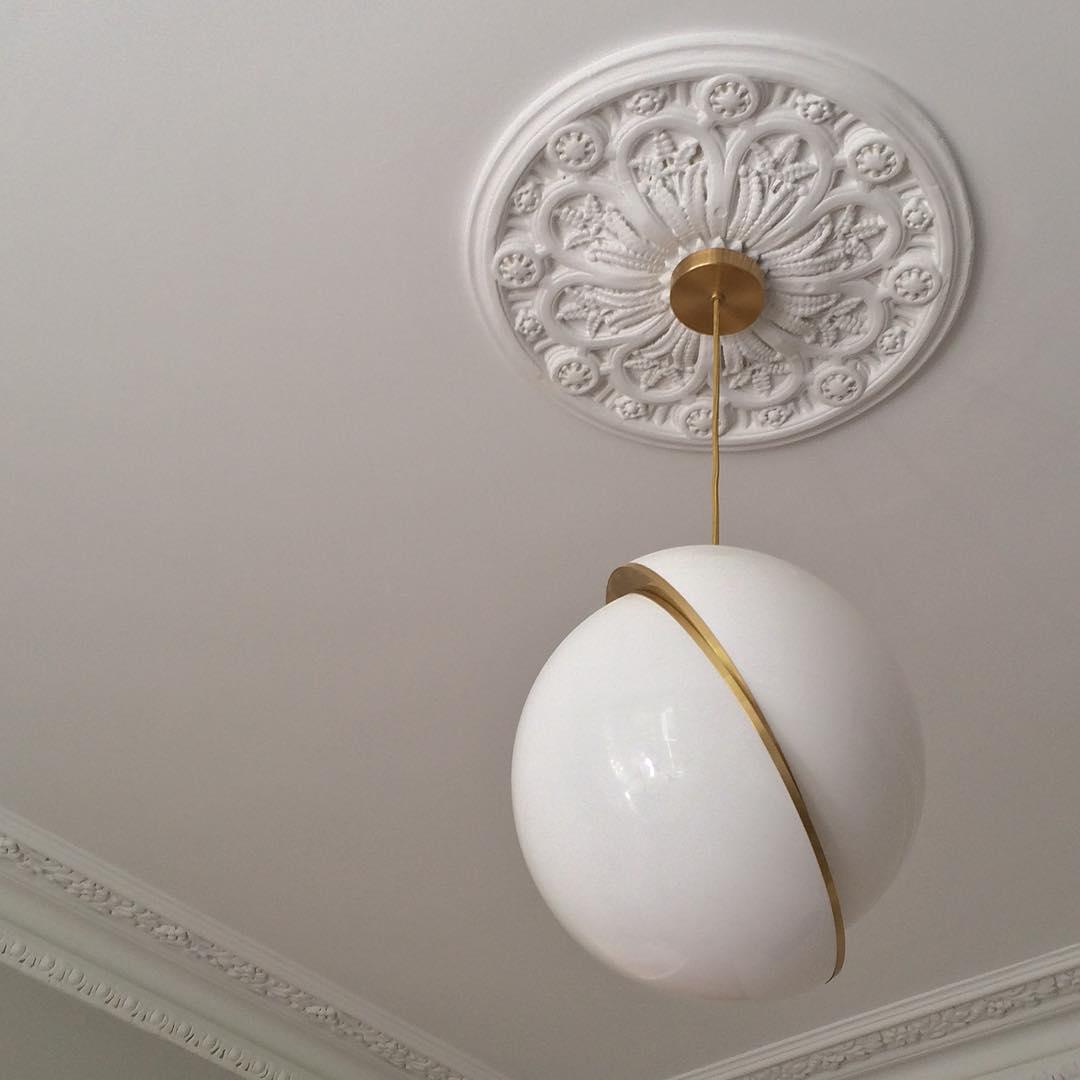 Half moon pendant lamp 