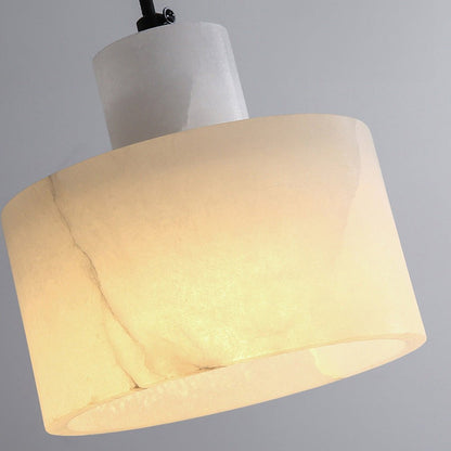 Scandinavian simple pendant lamp in white marble