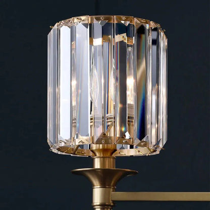 Vintage luxury crystal wall lamp