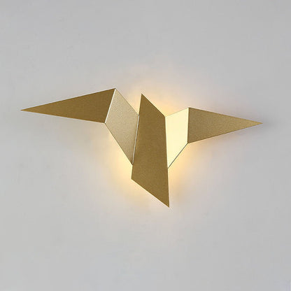 Creative Iron Bird Shape Wall Lamp