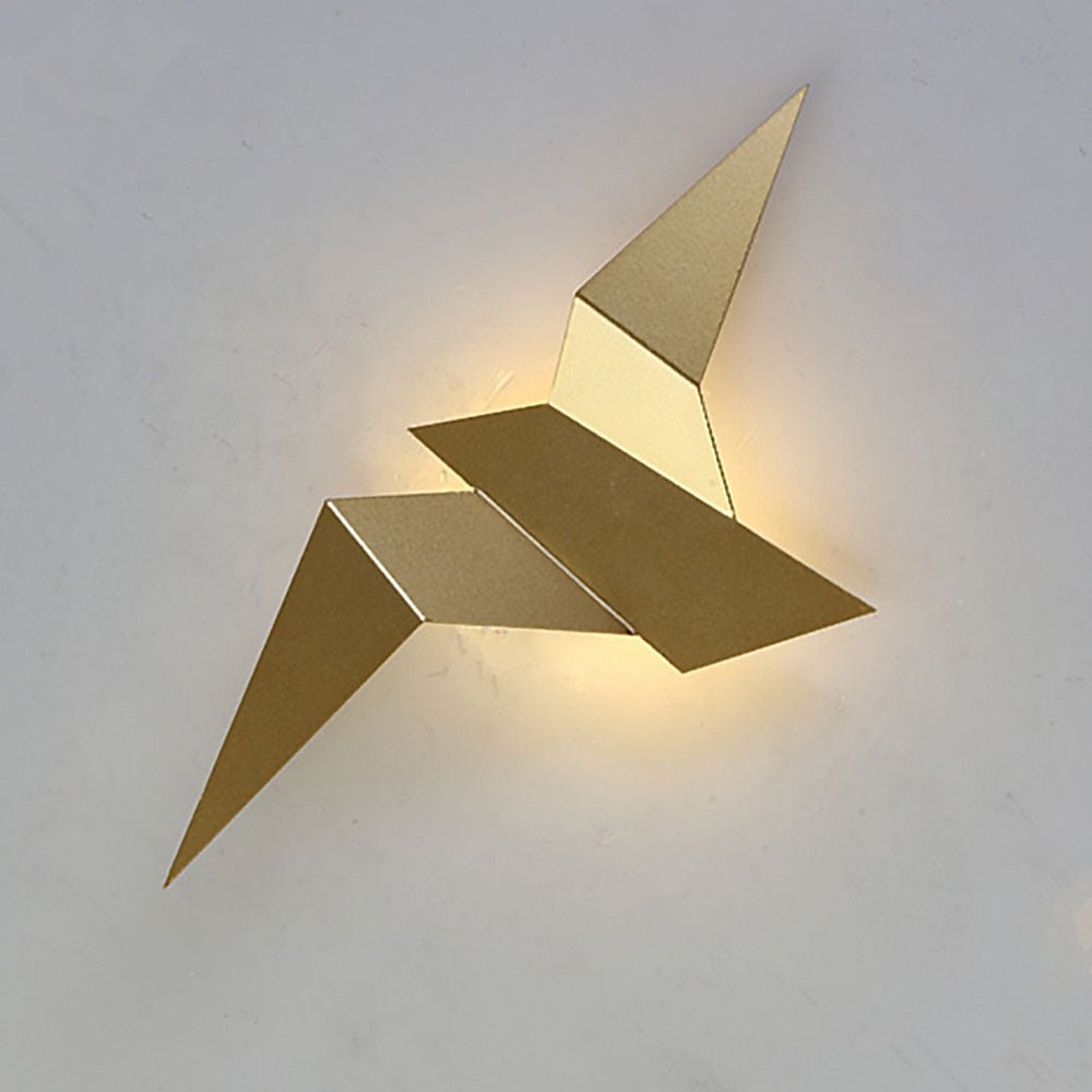 Creative Iron Bird Shape Wall Lamp