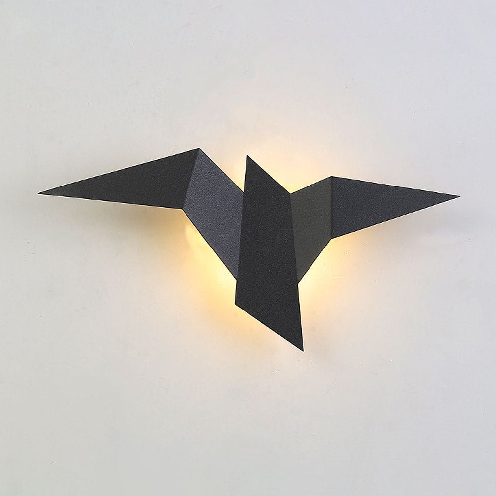 Creative Iron Bird Shape Wall Lamp