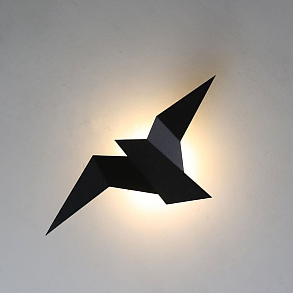 Creative Iron Bird Shape Wall Lamp