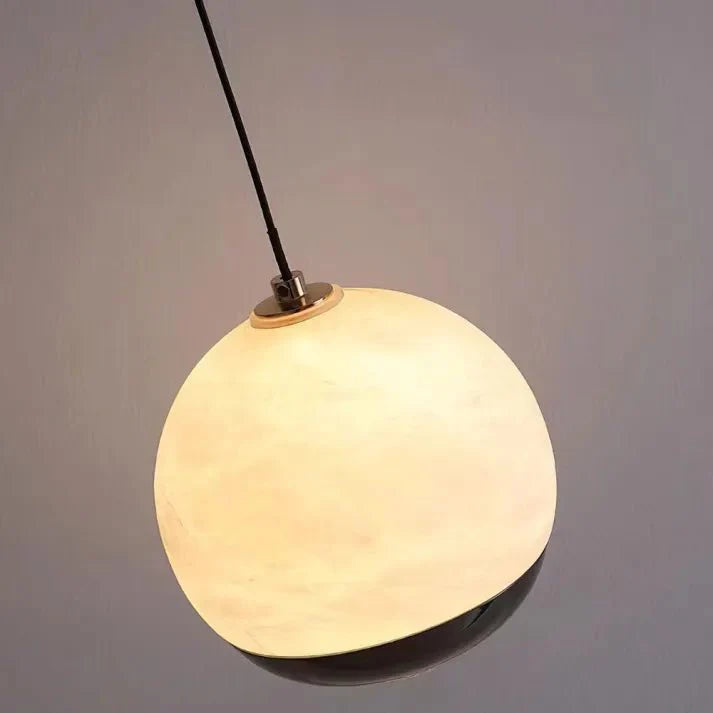 Nordic Marble Alabaster Ball Pendant Lamp