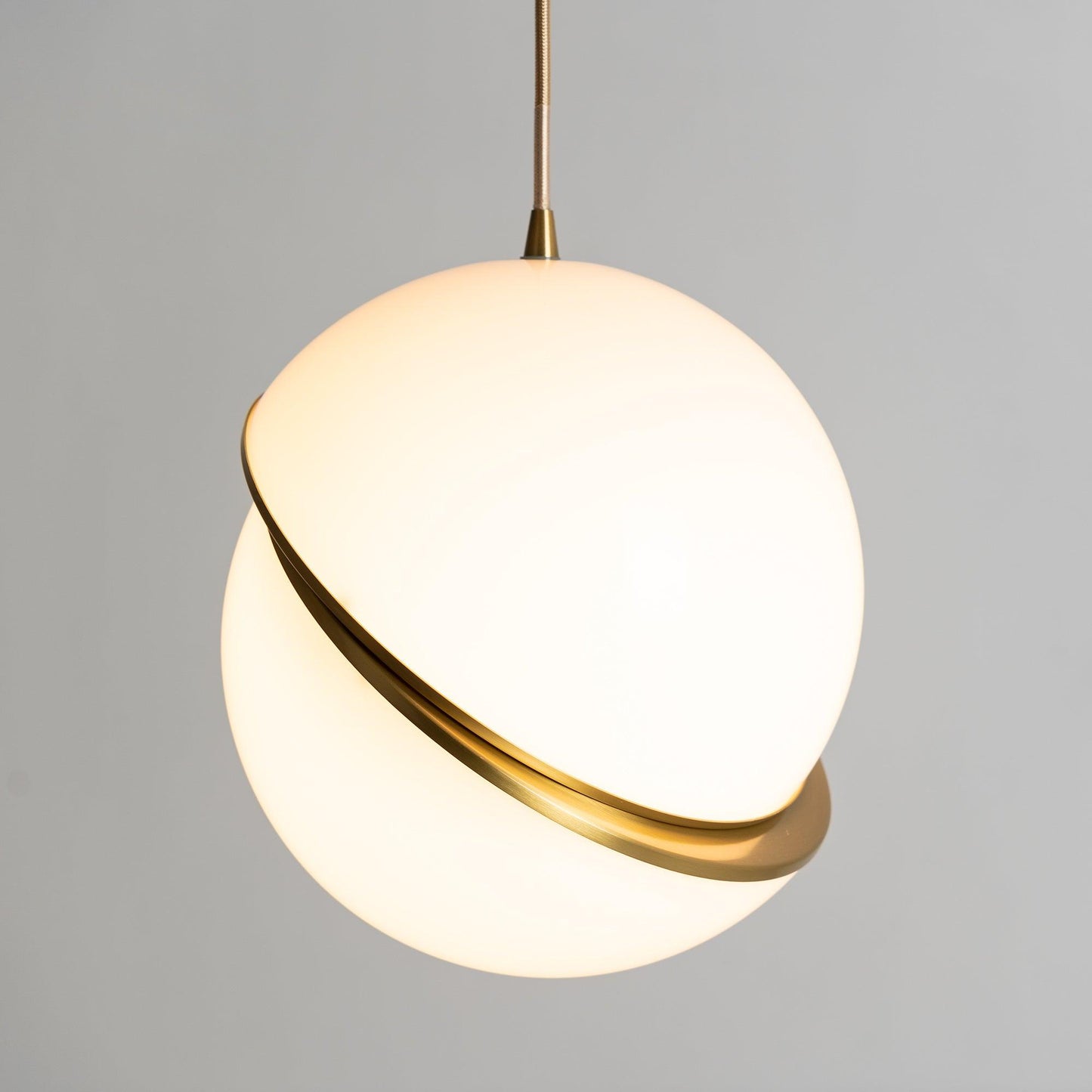 Half moon pendant lamp 