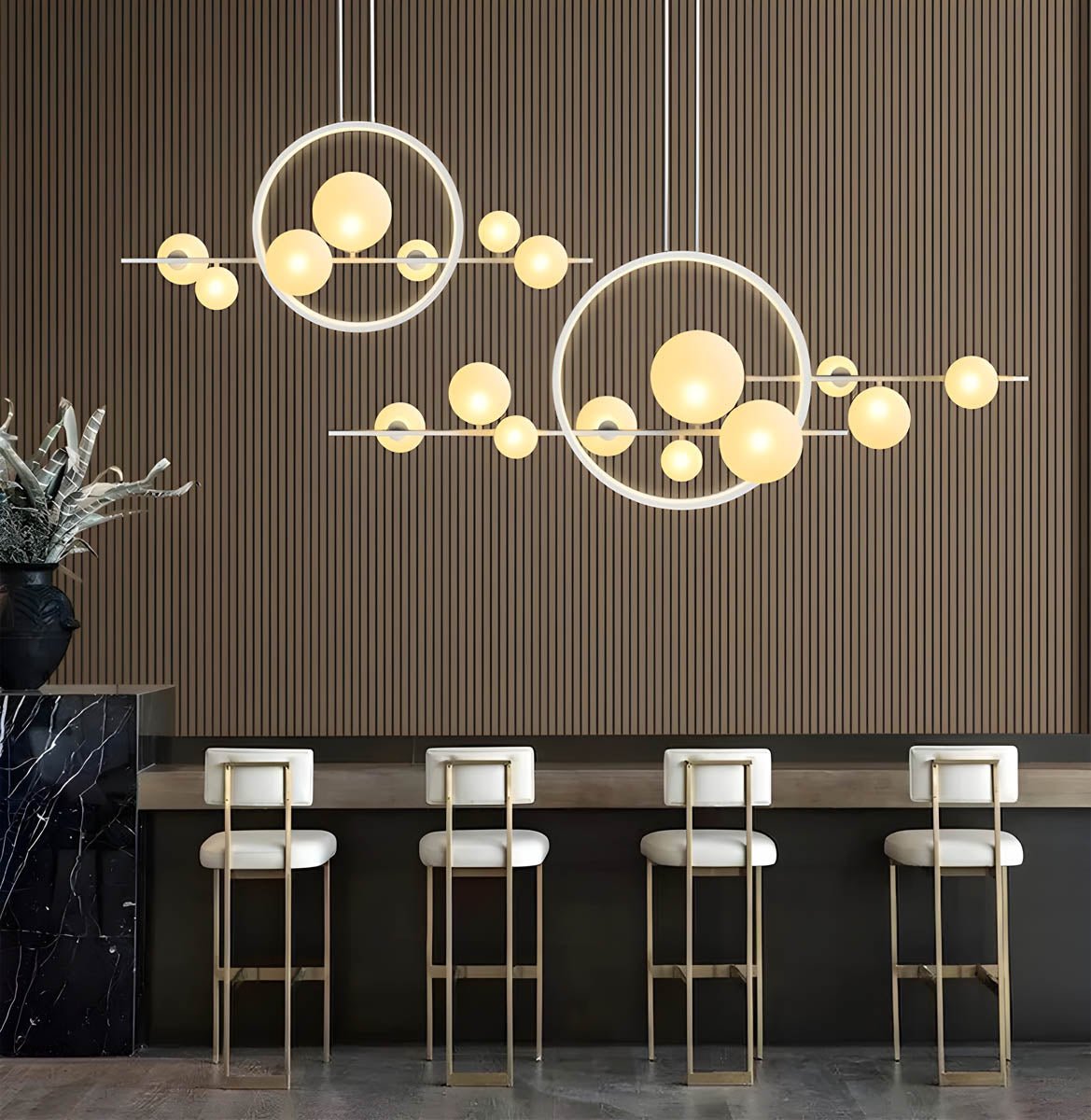 ELARA | Glass ball chandeliers