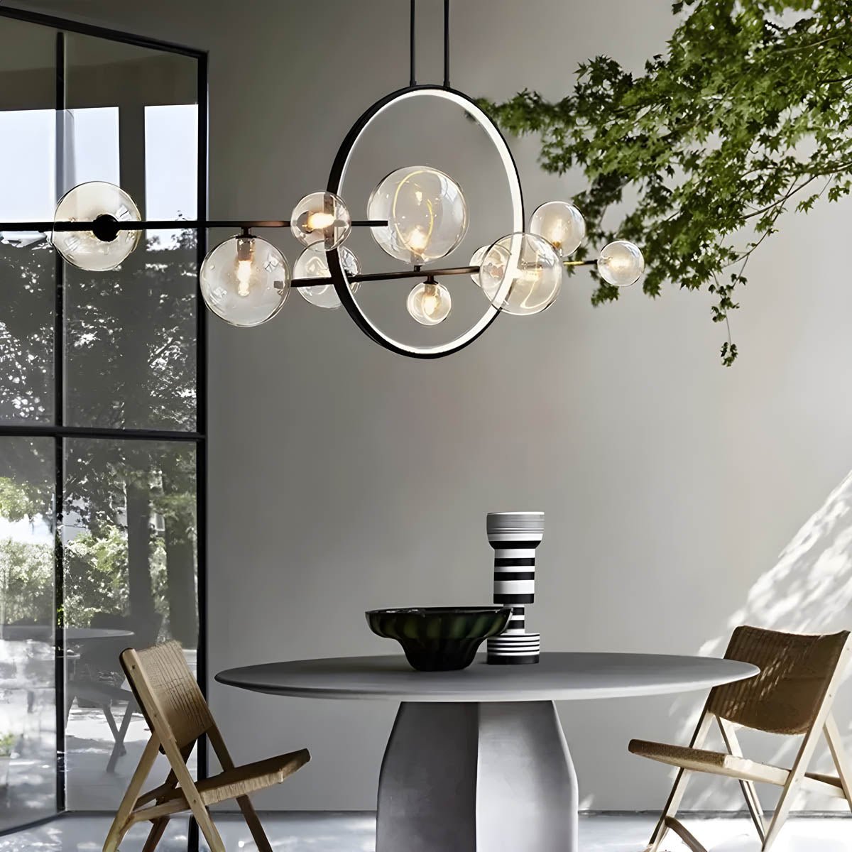 ELARA | Glass ball chandeliers