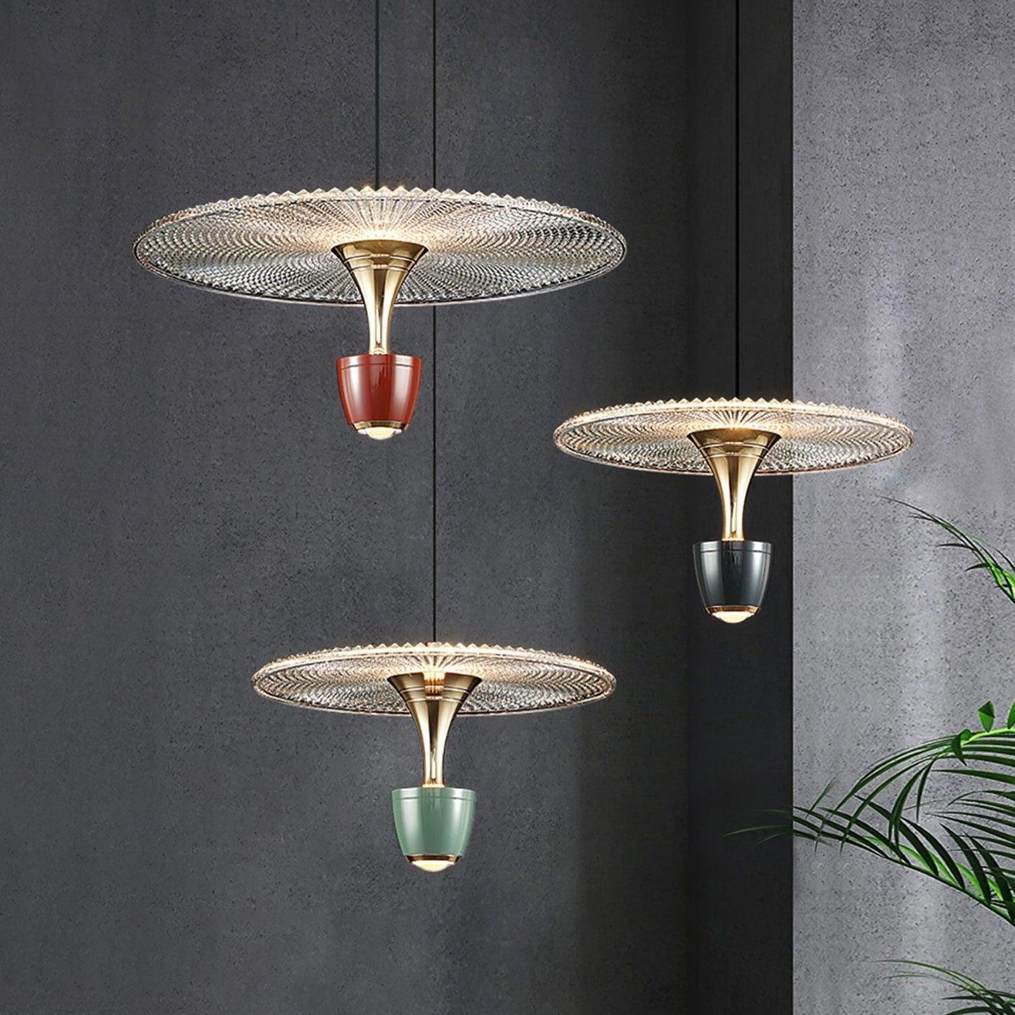 Modern LED Disc Pendant Lamp