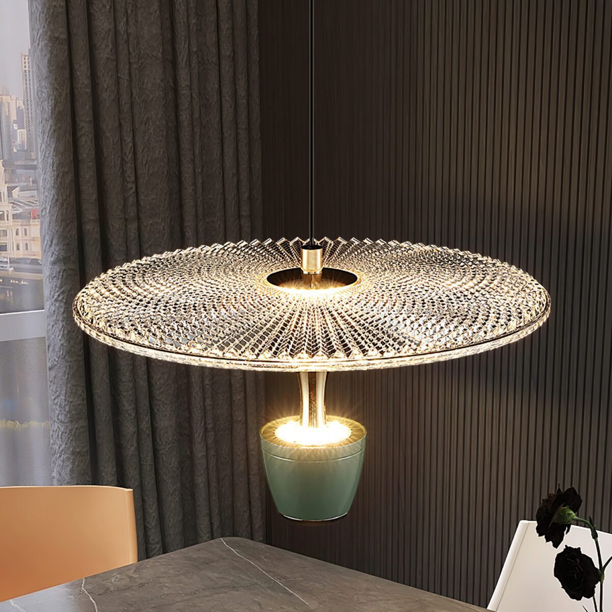 Modern LED Disc Pendant Lamp