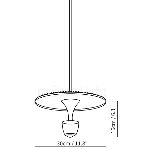 Modern LED Disc Pendant Lamp