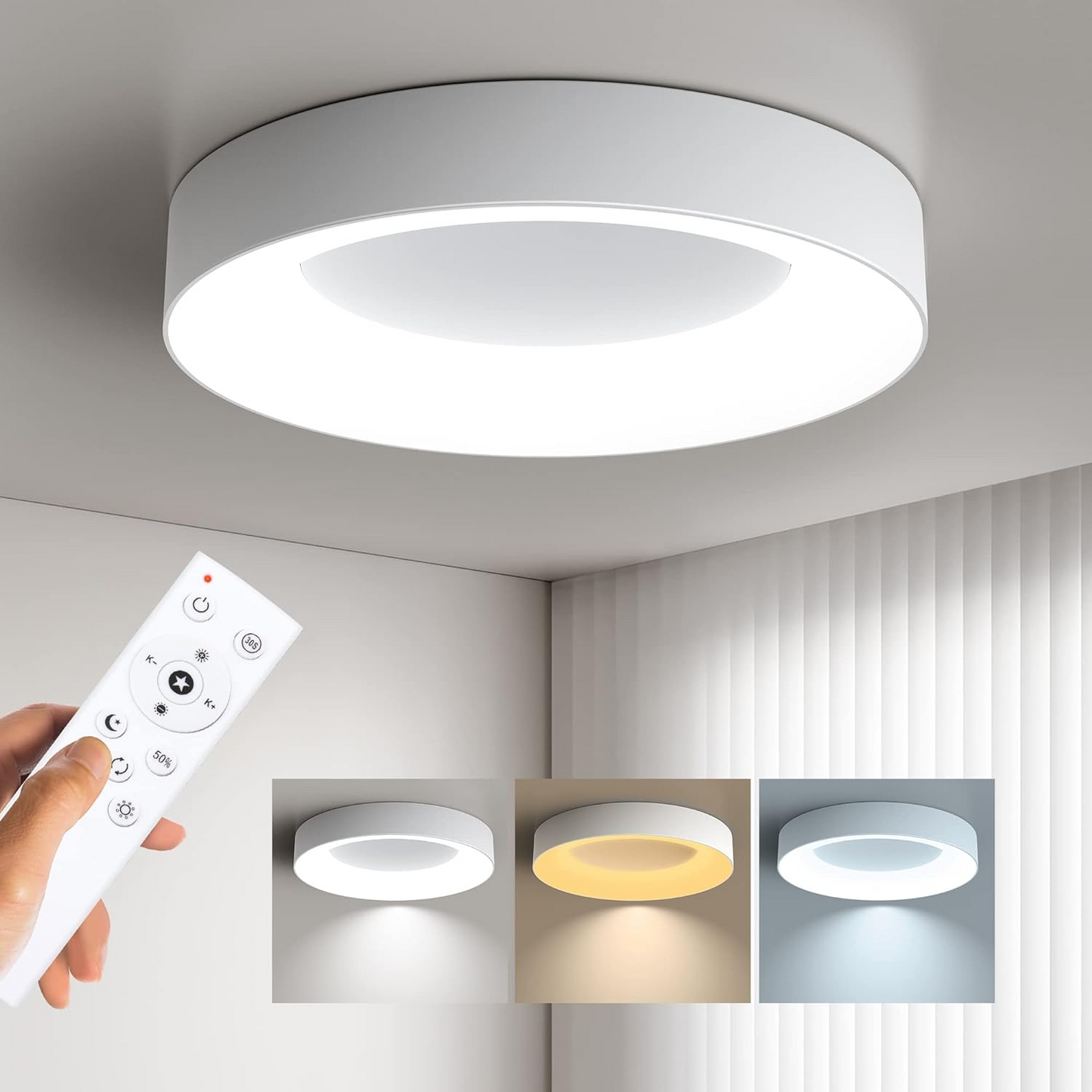 Creative Colorful Simple LED Ceiling Lights 