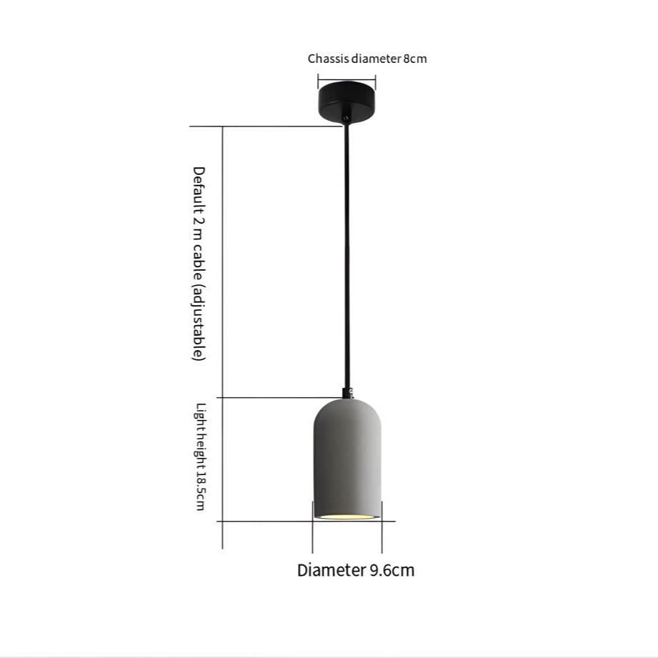 FORGI | Unique concrete pendant lamp