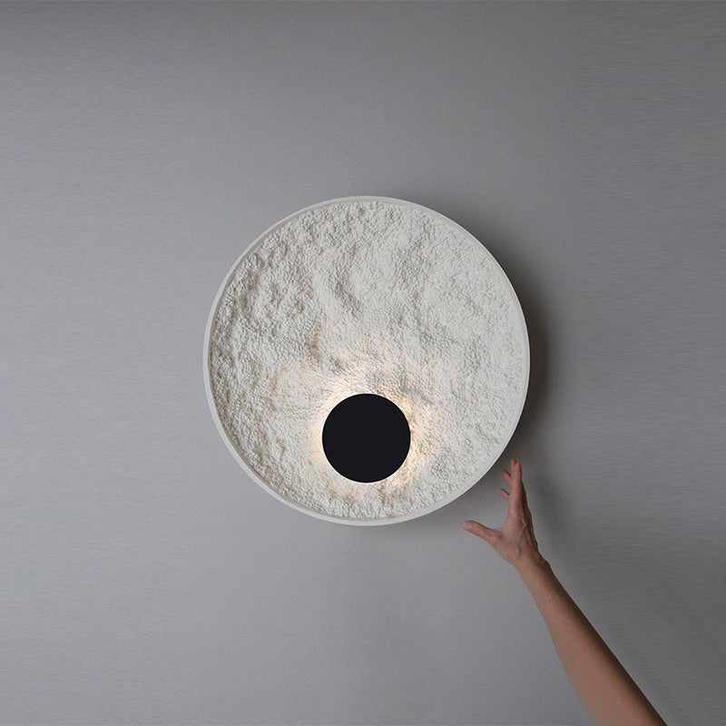 Round Moon Globe Wall Lamp