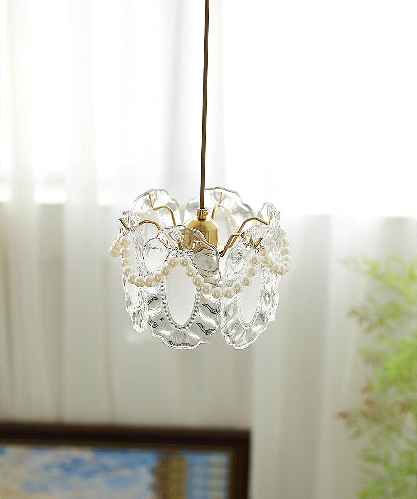 Flower Glass Pendant Lamp