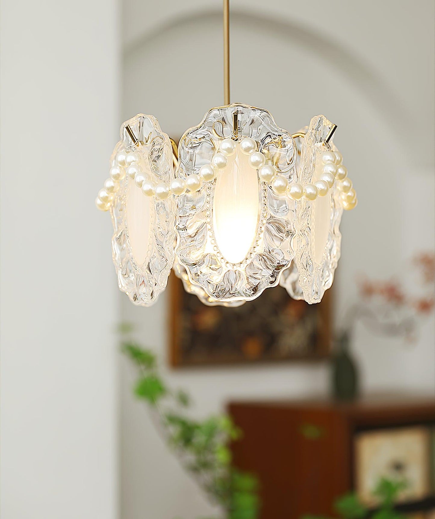 Flower Glass Pendant Lamp