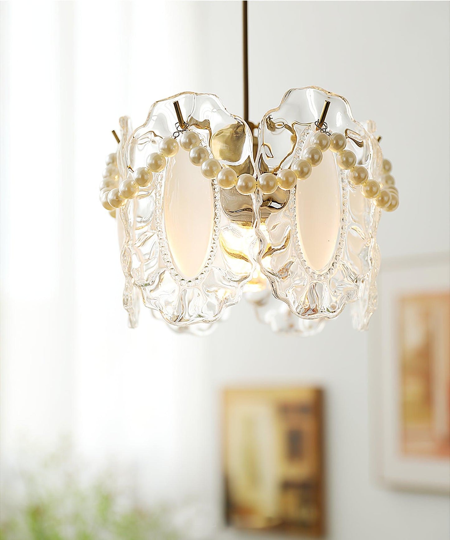 Flower Glass Pendant Lamp