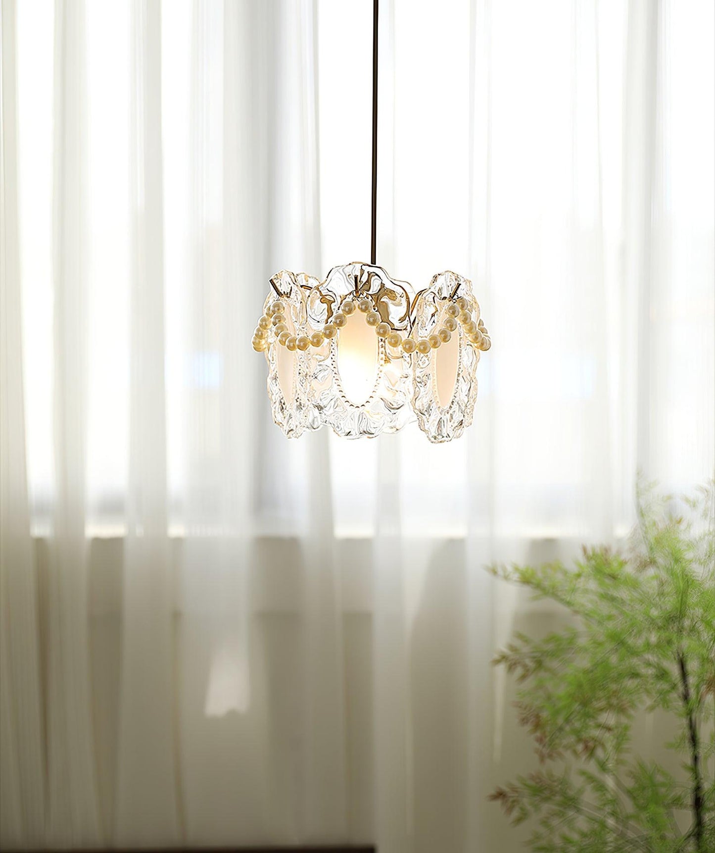 Flower Glass Pendant Lamp