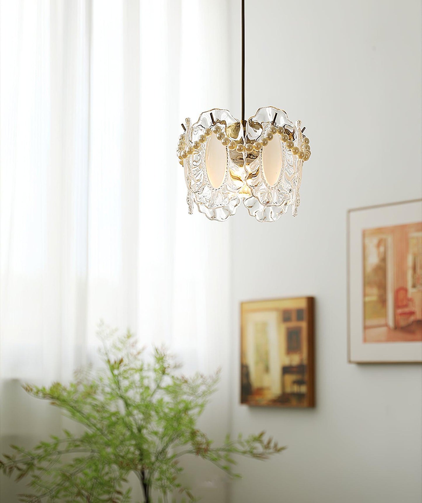 Flower Glass Pendant Lamp