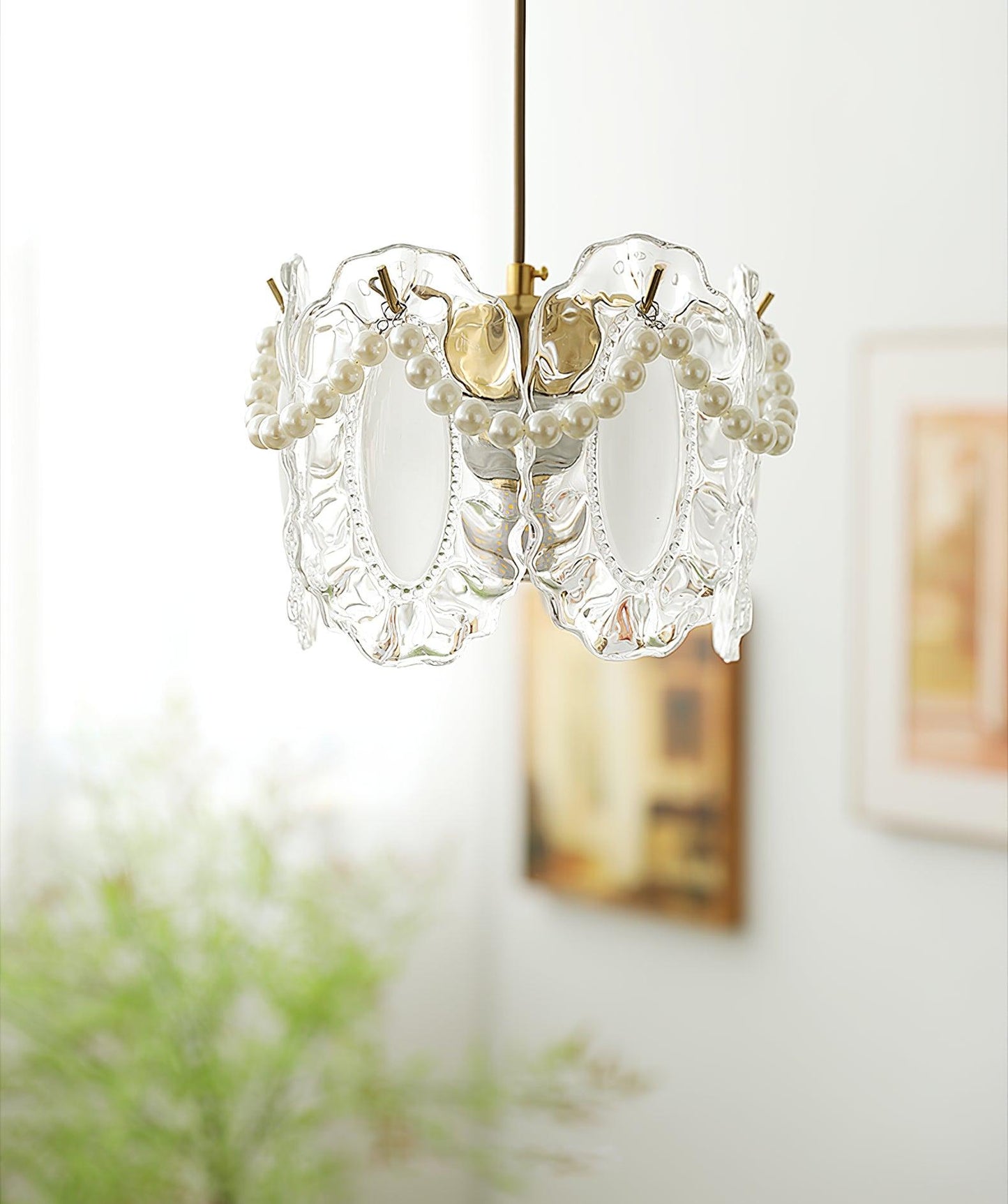 Flower Glass Pendant Lamp