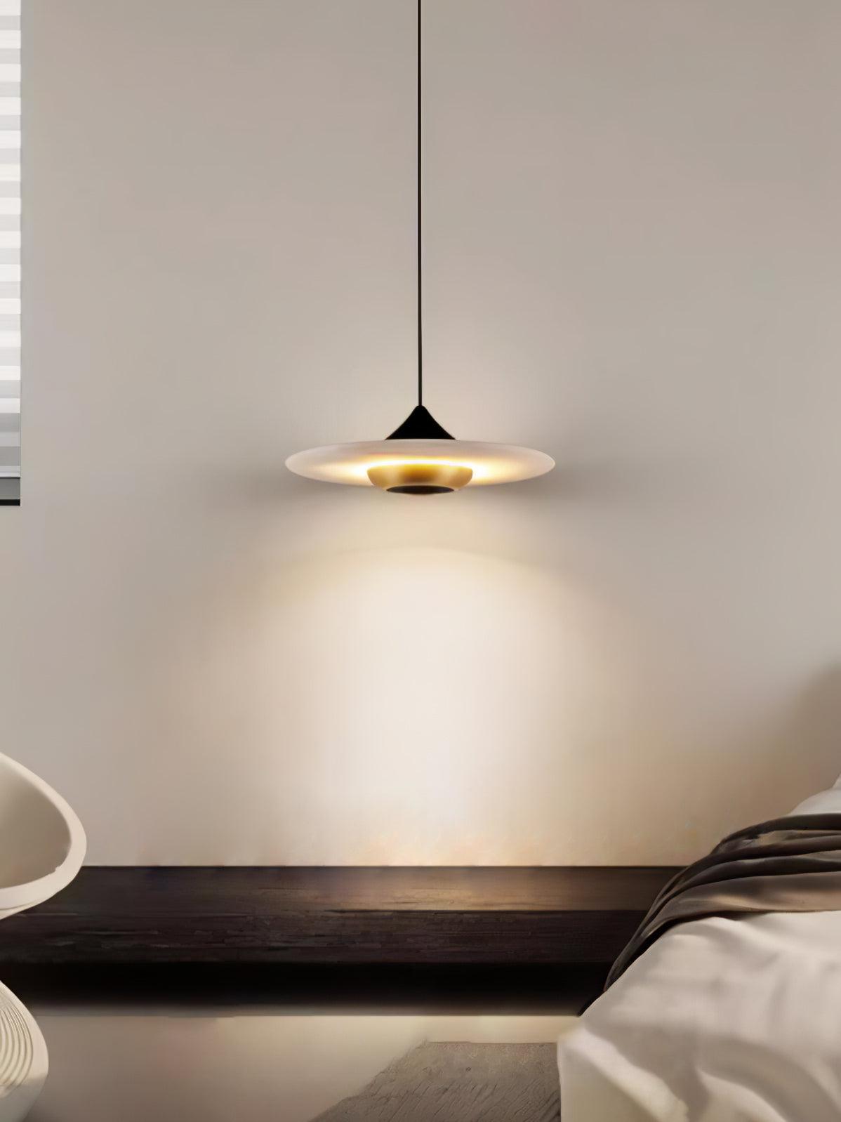 Flying Saucer Marble Pendant Lamp 