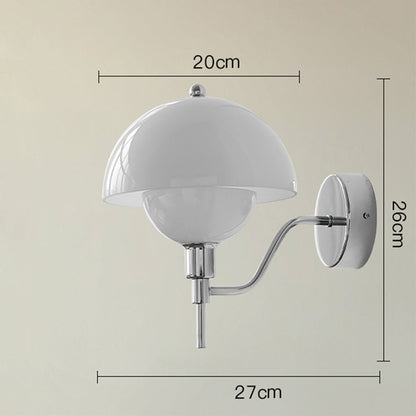 Paddestoel Wandlamp Crème