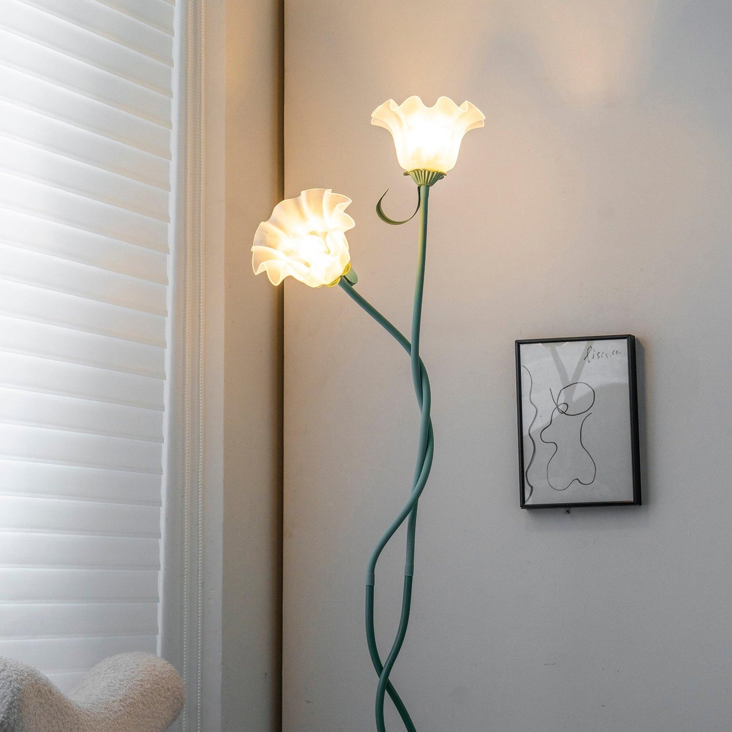 Calla Flowers floor lamp 