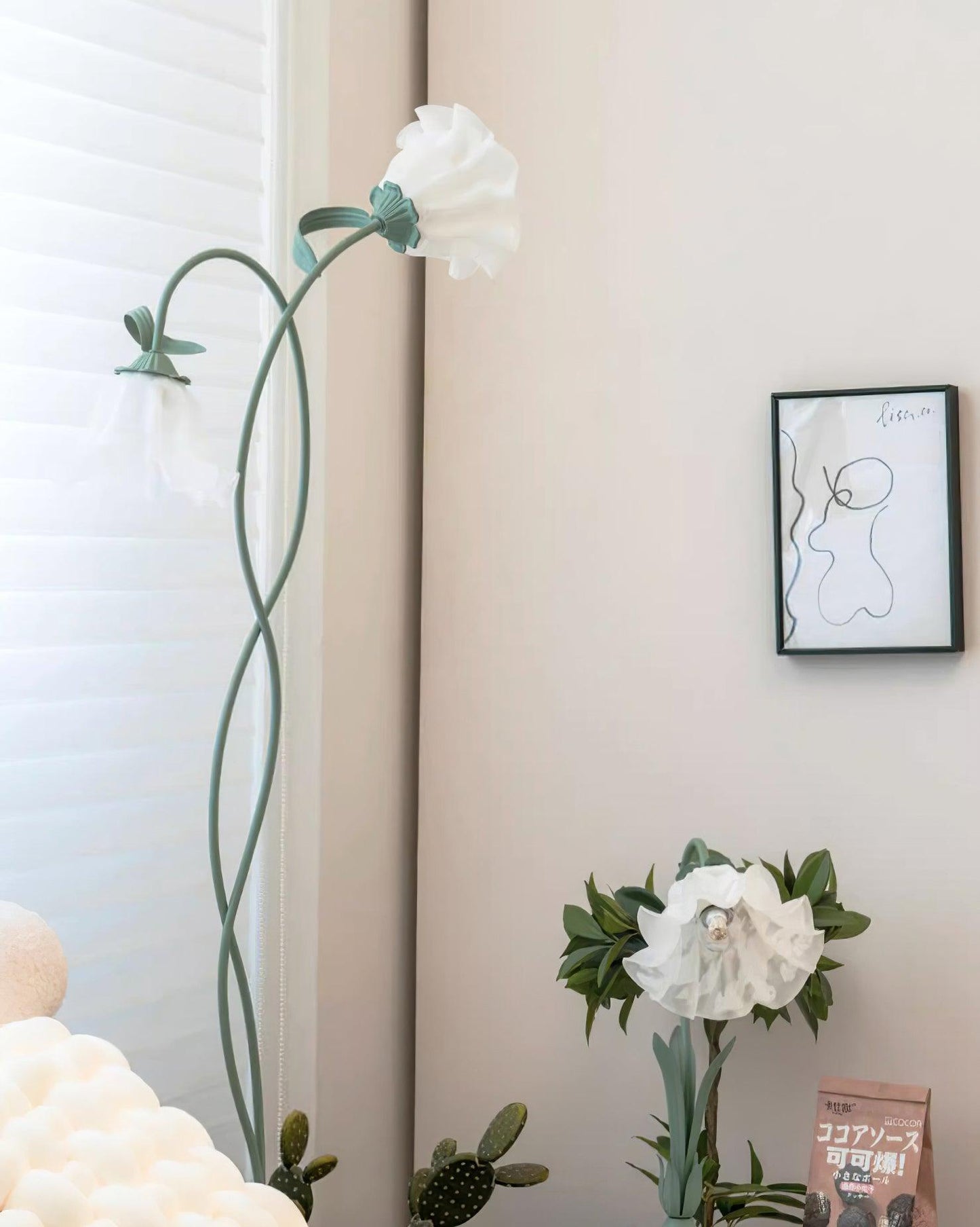 Calla Flowers floor lamp 