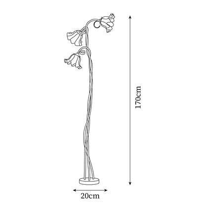 Calla Flowers floor lamp 